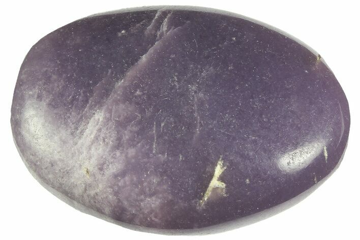 Purple Lepidolite Palm Stone - Madagascar #181550